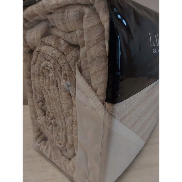 Ralph Lauren MASON GEO STRIPE Cream Multi Cotton Full Queen Duvet Cover Set - Picture 8 of 10